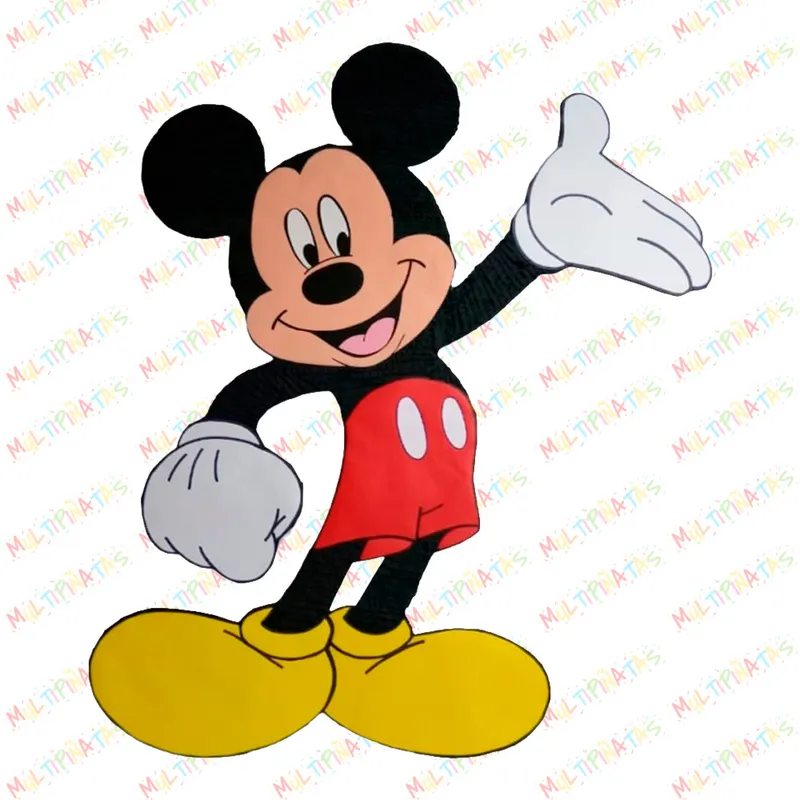 Piñata personalizada de Mickey Mouse hecha a mano en Lima